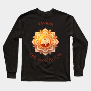 Varaha | Vishnu's Avatar | Boar God |Hinduism God Long Sleeve T-Shirt